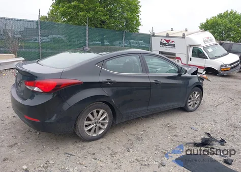 2015 Hyundai Elantra Se из США, поврежденный, VIN 5NPDH4AE5FH589344